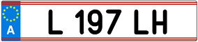 Truck License Plate